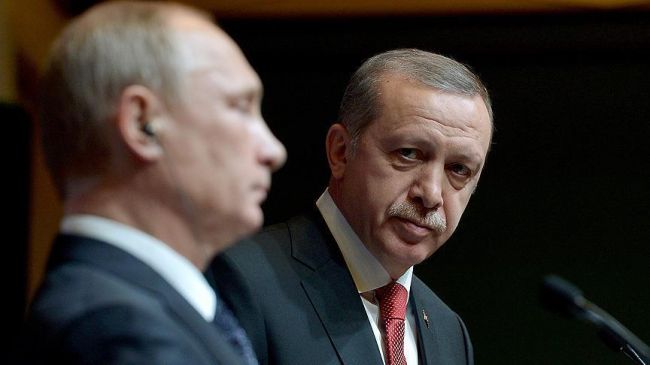 Путин обсудил с Эрдоганом «последнее развитие ситуации вокруг Украины»
