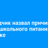 Подрядчик назвал причину срыва школьного питания в Иркутске