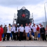 Московские школьники передали памятный костыль строителям железной дороги Якутск – Магадан