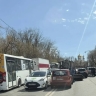 ДТП трактора и легковушки спровоцировала десятибалльный коллапс во Владивостоке