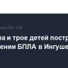 Женщина и трое детей пострадали при падении БПЛА в Ингушетии