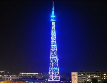 Телебашню в Уфе подсветят в честь Дня памяти и скорби