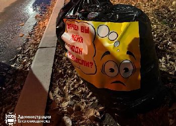 Благовещенцам рассказали, что делать с мусорными мешками после субботника Благовещенцам рассказали, что делать с мусорными мешками после субботника