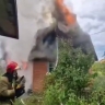 В Новгородской области удар молнии мог стать причиной пожара