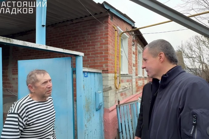 Вячеслав Гладков посетил приграничное село Тишанка Волоконовского района