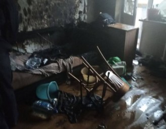 В Уфе в огне погиб мужчина-инвалид