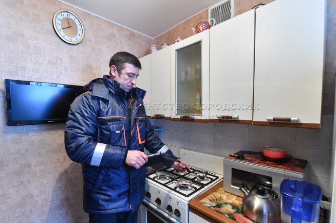 Около 80% газовых плит проверили в Москве с начала года