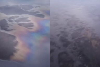 В Якутии произошел разлив нефтепродуктов на реке Вилюй