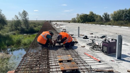 В Башкирии в рамках нацпроекта ремонтируют мост через реку Таналык