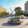 Территорию возле транспортного хаба «Отрадное» благоустроили