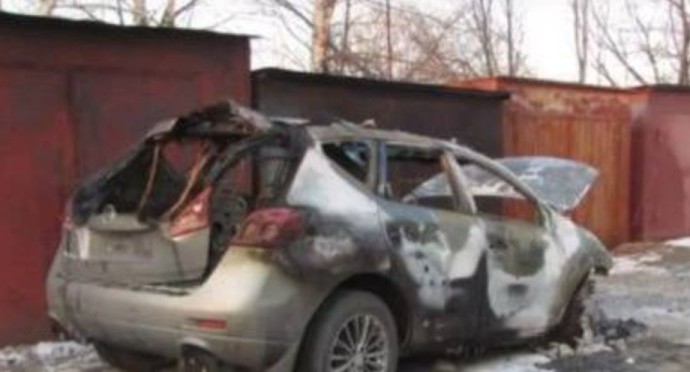 Поджог машины в Приморье оброс неожиданными деталями