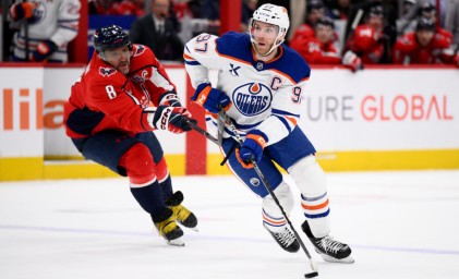 Голы Овечкина и Протаса помогли "Вашингтону" в ярком матче победить "Эдмонтон"