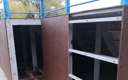 В Курске вандалы испортили обновлённую скейт-площадку на Ермошкином озере