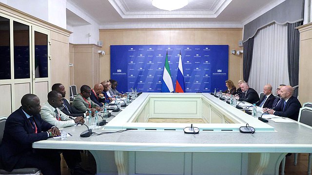 В Государственной Думе прошла встреча с делегацией Республики Сьерра-Леоне