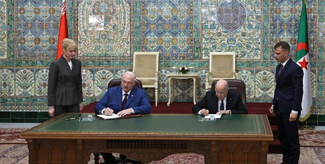 Президент Белоруссии договорился с Алжиром об укреплении дружбы между странами