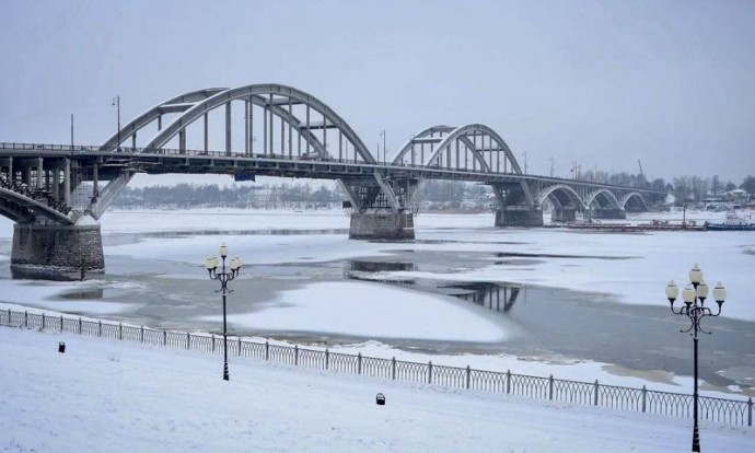 Мост через Волгу в Рыбинске закроют для транспорта на выходные