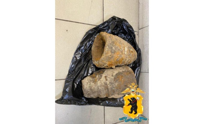 В Рыбинском округе нашли части снаряда времен Великой Отечественной войны