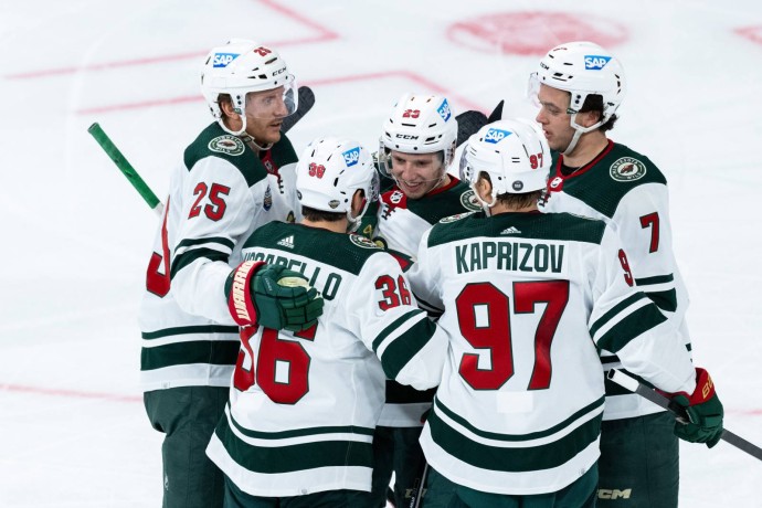 Голы Капризова и Юрова помогли «Миннесоте» обыграть «Рейнджерс» Голы Капризова и Юрова помогли «Миннесоте» обыграть «Рейнджерс»