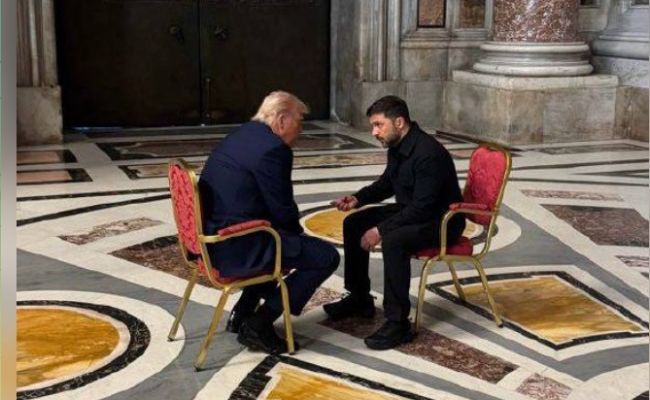 Трамп рассказал о разговоре с Зеленским в Ватикане