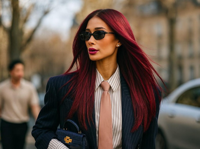 Новый культовый оттенок для брюнеток: этот цвет делает волосы дороже, чем любая укладка в салоне