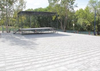 Сценический комплекс установили в Талакане