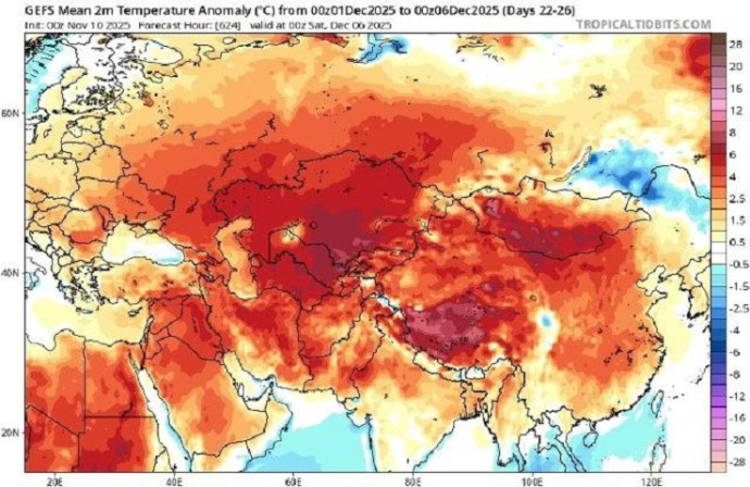 В Кировской области ожидается теплая первая половина декабря