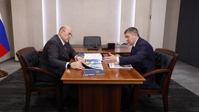 Встреча Михаила Мишустина с губернатором Пермского края Дмитрием Махониным