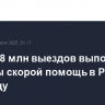 Более 38 млн выездов выполнили бригады скорой помощь в РФ в 2024 году