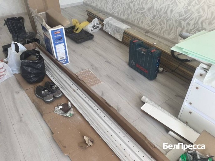 В Дубовом восстанавливают жильё, пострадавшее во время обстрелов