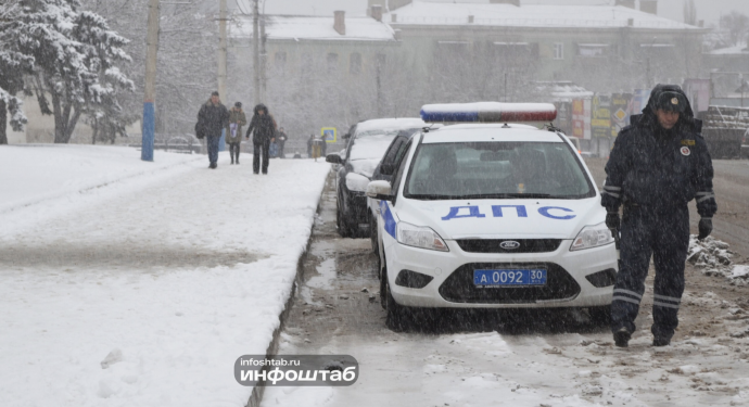 На Астрахань надвигается ураган с мокрым снегом и дождем