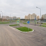 На территории кластера «Ломоносов» появились удобные тротуары и энергоэффективные фонари