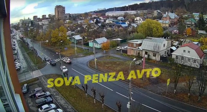 Момент жесткой аварии с машиной ДПС на улице Пушкина в Пензе попал на видео
