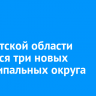 В Иркутской области появятся три новых муниципальных округа