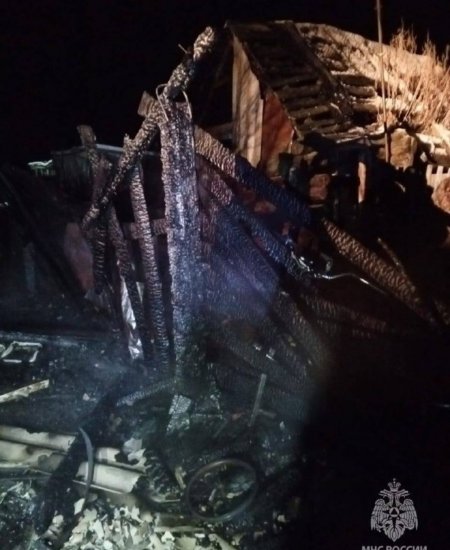 В Башкирии в сгоревшем сарае нашли труп мужчины