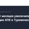 РФ за 11 месяцев увеличила экспорт продукции АПК в Туркменистан на 12%
