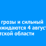 Ливни, грозы и сильный ветер ожидаются 4 августа в Иркутской области