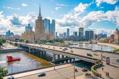 Началась реконструкция левобережной эстакады Новоарбатского моста