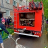 Над тушением дома на Льва Толстого работали 15 спасателей