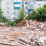 В Курске снесли здание городской типографии на улице Ленина