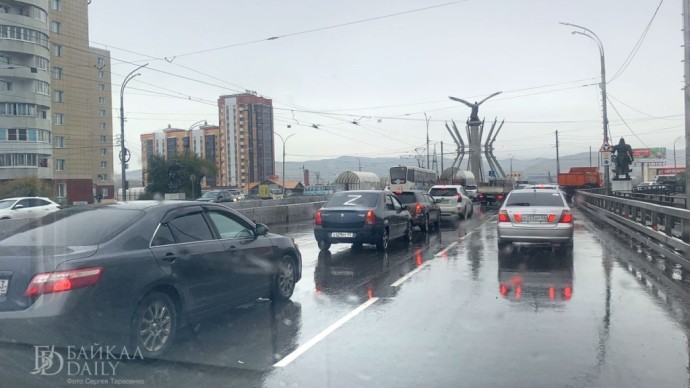 В Улан-Удэ дождливая погода