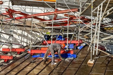 В храме Христа Спасителя начался ремонт главного купола