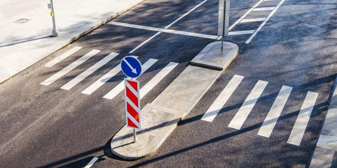 В столице обновили дорожную разметку