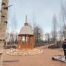 В Петропавловском парке Ярославля воссоздали историческую беседку