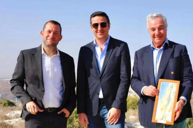 Впервые: принцы Бельгии посетили Самарию и выразили поддержку суверенитету Израиля