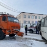 Девять человек пострадали при столкновении автобуса и большегруза в Якутске