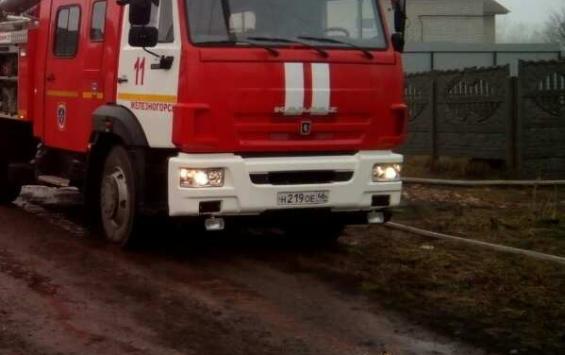 В Железногорске Курской области горело кафе