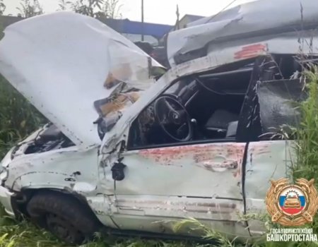 В Башкирии после опрокидывания в кювет погиб пассажир «Шевроле Нива»