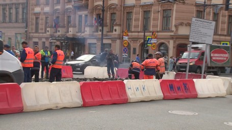 Как стартовал второй этап ремонта Невского проспекта — обстановка на дорогах и ограничения