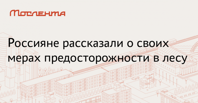Rambler&Co: 15 процентов россиян однажды терялись в лесу