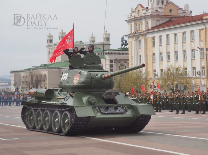 В Улан-Удэ на параде Победы покажут легендарный танк ИС-2